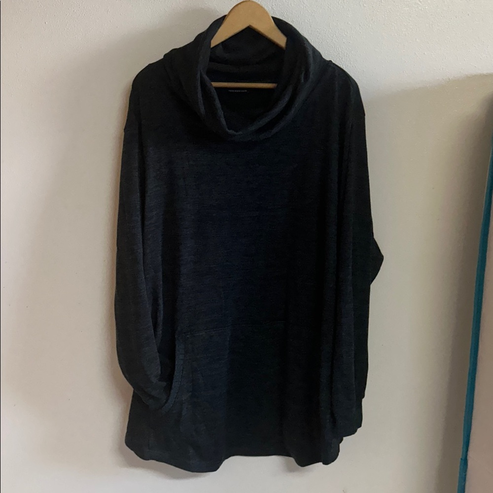 Cowl neck tunic top - Picture 2 of 5